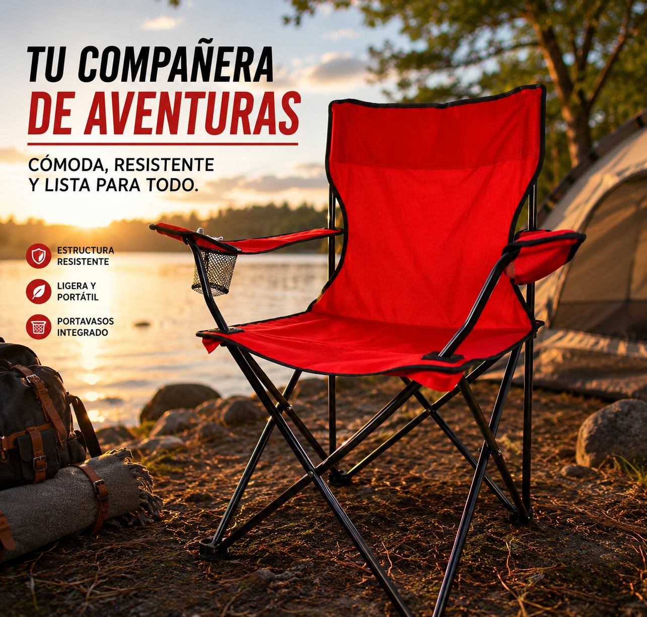 SILLA PLEGABLE CAMPING