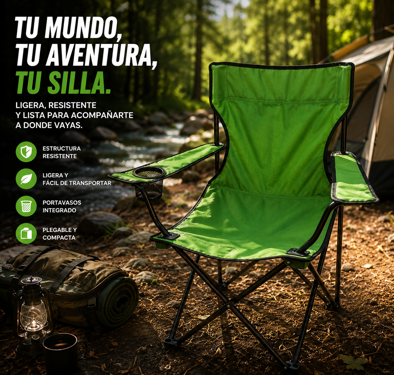 SILLA PLEGABLE CAMPING