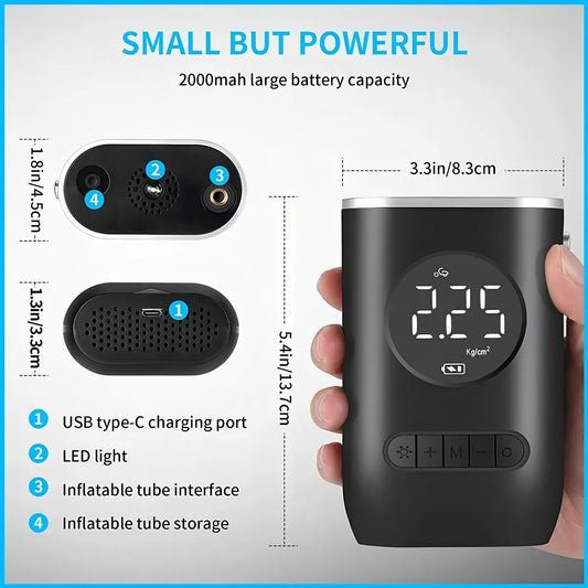 COMPRESOR MINI PORTATIL