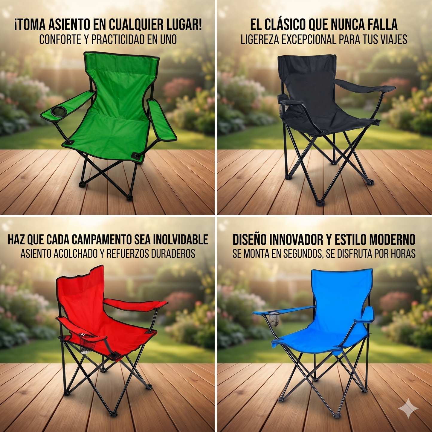 SILLA PLEGABLE CAMPING